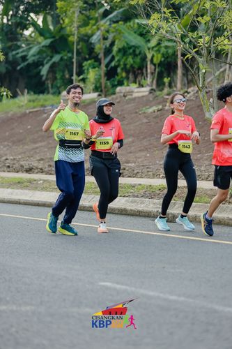 Race photo from CISANGKAN KBP CITY RUN 2025