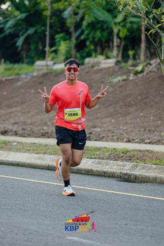 Race photo from CISANGKAN KBP CITY RUN 2025