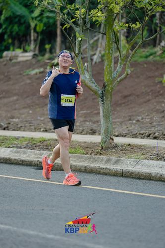 Race photo from CISANGKAN KBP CITY RUN 2025