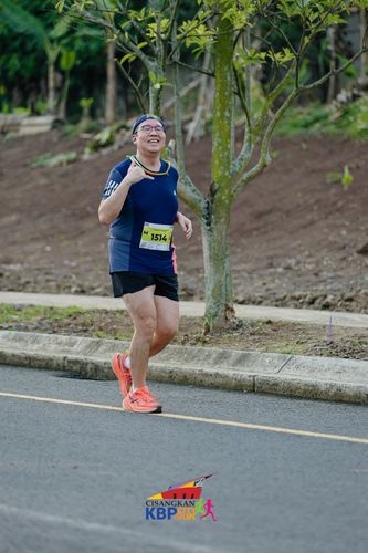 Race photo from CISANGKAN KBP CITY RUN 2025