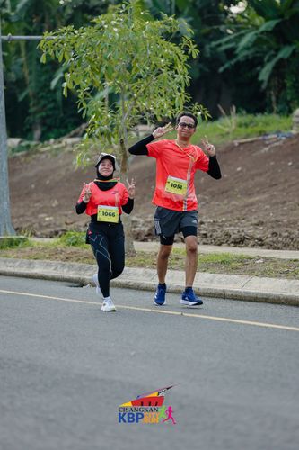 Race photo from CISANGKAN KBP CITY RUN 2025