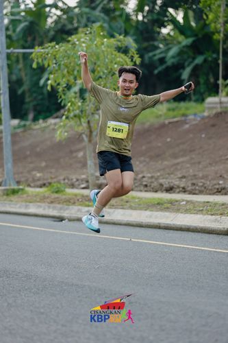 Race photo from CISANGKAN KBP CITY RUN 2025