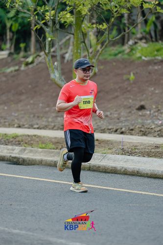 Race photo from CISANGKAN KBP CITY RUN 2025