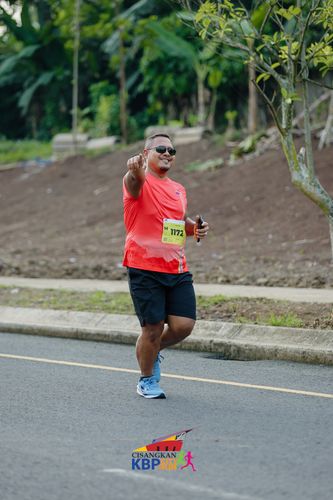 Race photo from CISANGKAN KBP CITY RUN 2025