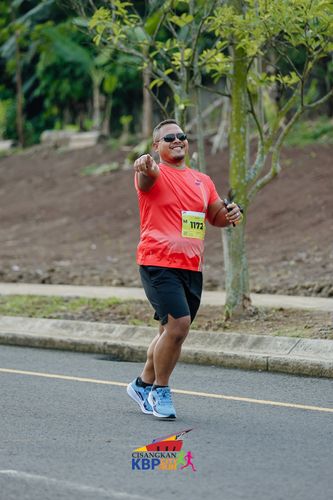 Race photo from CISANGKAN KBP CITY RUN 2025