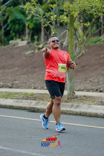 Race photo from CISANGKAN KBP CITY RUN 2025