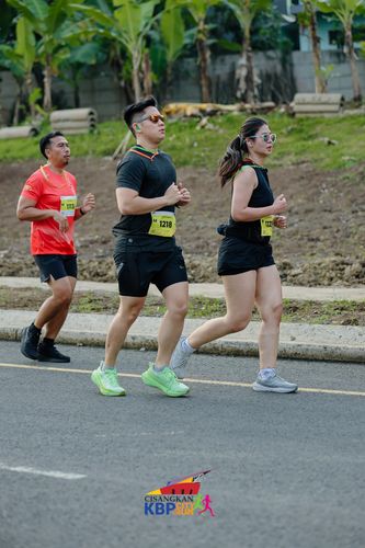 Race photo from CISANGKAN KBP CITY RUN 2025
