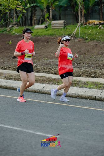 Race photo from CISANGKAN KBP CITY RUN 2025