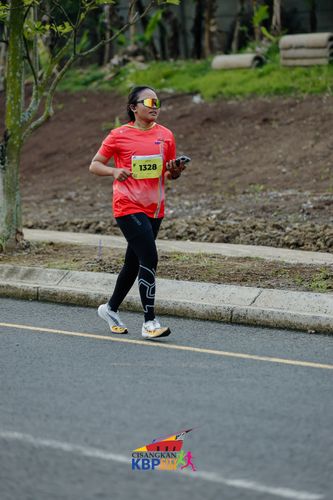 Race photo from CISANGKAN KBP CITY RUN 2025