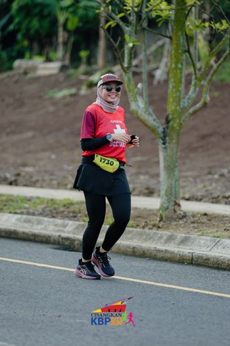 Race photo from CISANGKAN KBP CITY RUN 2025