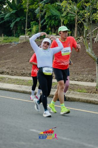 Race photo from CISANGKAN KBP CITY RUN 2025