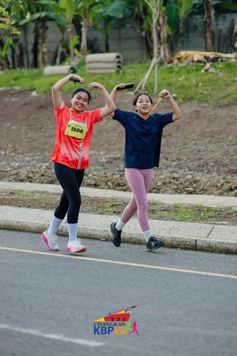 Race photo from CISANGKAN KBP CITY RUN 2025