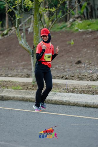 Race photo from CISANGKAN KBP CITY RUN 2025