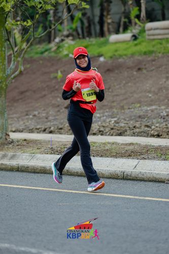 Race photo from CISANGKAN KBP CITY RUN 2025