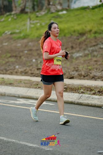 Race photo from CISANGKAN KBP CITY RUN 2025