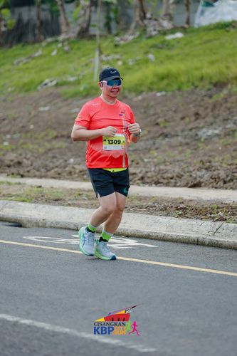 Race photo from CISANGKAN KBP CITY RUN 2025