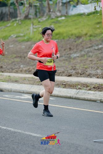 Race photo from CISANGKAN KBP CITY RUN 2025