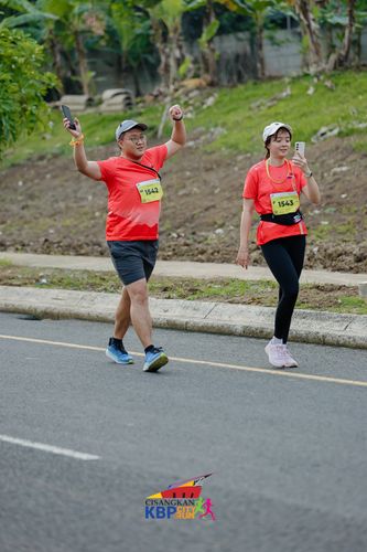 Race photo from CISANGKAN KBP CITY RUN 2025