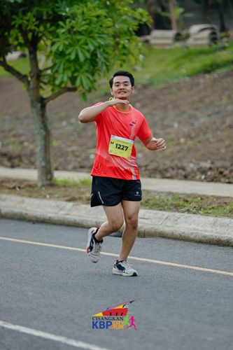 Race photo from CISANGKAN KBP CITY RUN 2025