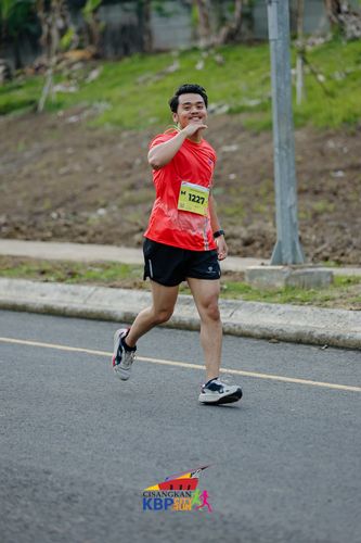 Race photo from CISANGKAN KBP CITY RUN 2025