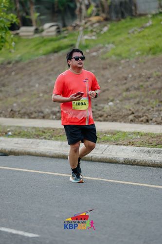 Race photo from CISANGKAN KBP CITY RUN 2025