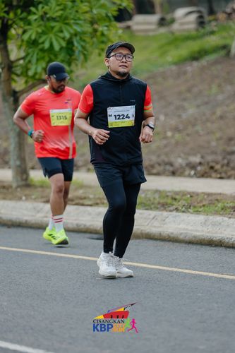 Race photo from CISANGKAN KBP CITY RUN 2025