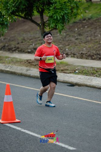 Race photo from CISANGKAN KBP CITY RUN 2025