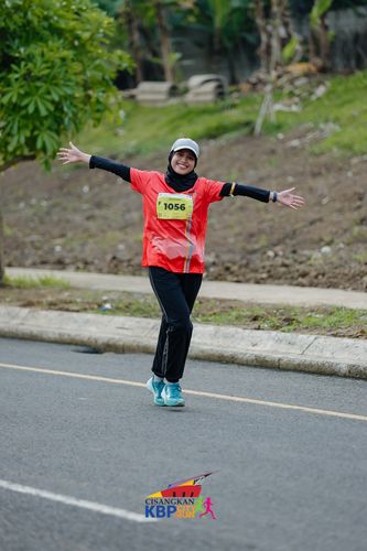 Race photo from CISANGKAN KBP CITY RUN 2025