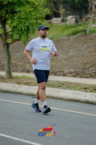 Race photo from CISANGKAN KBP CITY RUN 2025