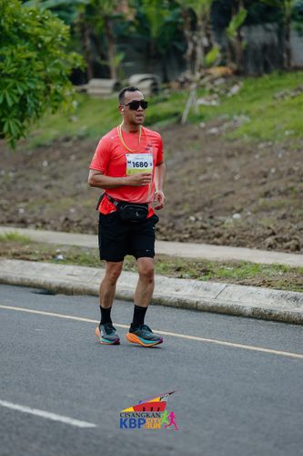 Race photo from CISANGKAN KBP CITY RUN 2025