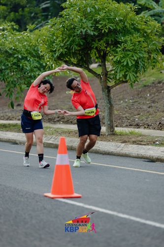 Race photo from CISANGKAN KBP CITY RUN 2025