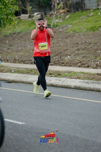 Race photo from CISANGKAN KBP CITY RUN 2025