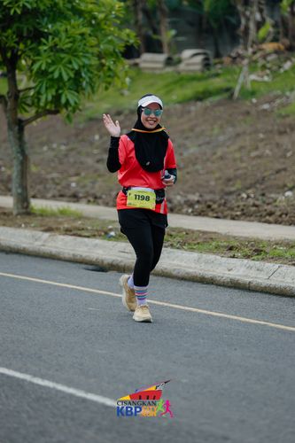 Race photo from CISANGKAN KBP CITY RUN 2025