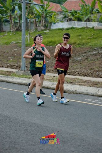 Race photo from CISANGKAN KBP CITY RUN 2025