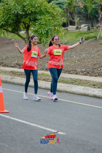 Race photo from CISANGKAN KBP CITY RUN 2025