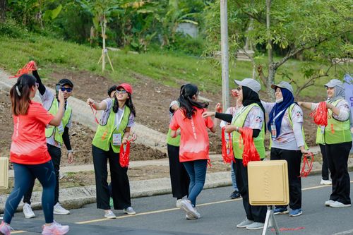 Race photo from CISANGKAN KBP CITY RUN 2025