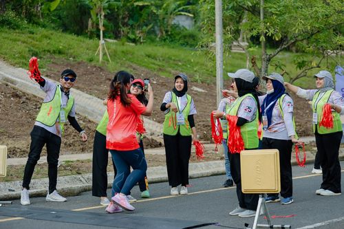 Race photo from CISANGKAN KBP CITY RUN 2025