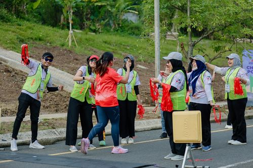 Race photo from CISANGKAN KBP CITY RUN 2025
