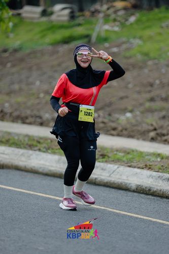 Race photo from CISANGKAN KBP CITY RUN 2025