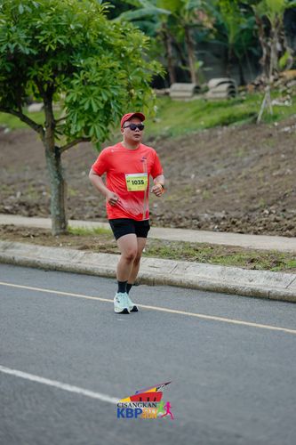 Race photo from CISANGKAN KBP CITY RUN 2025