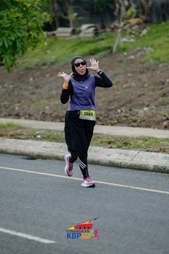 Race photo from CISANGKAN KBP CITY RUN 2025