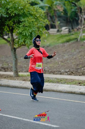 Race photo from CISANGKAN KBP CITY RUN 2025