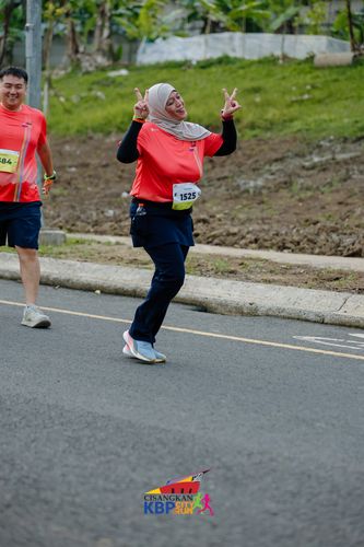 Race photo from CISANGKAN KBP CITY RUN 2025
