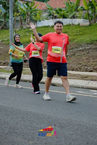 Race photo from CISANGKAN KBP CITY RUN 2025