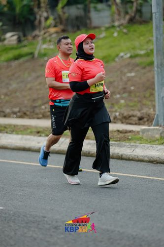 Race photo from CISANGKAN KBP CITY RUN 2025