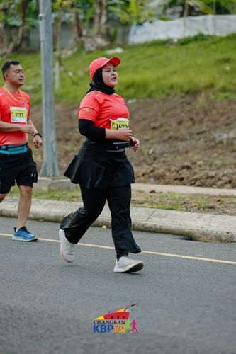 Race photo from CISANGKAN KBP CITY RUN 2025