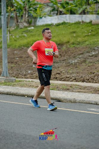 Race photo from CISANGKAN KBP CITY RUN 2025