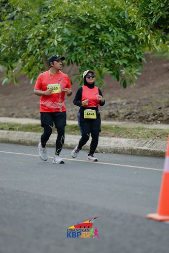 Race photo from CISANGKAN KBP CITY RUN 2025