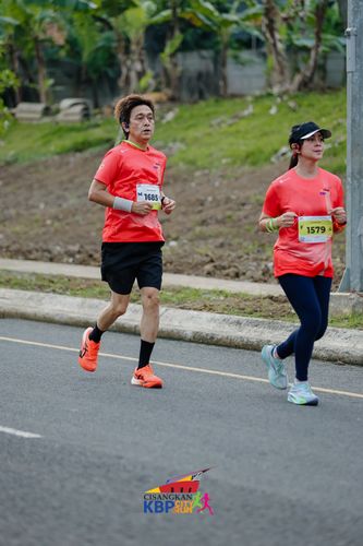 Race photo from CISANGKAN KBP CITY RUN 2025