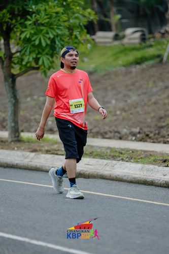Race photo from CISANGKAN KBP CITY RUN 2025